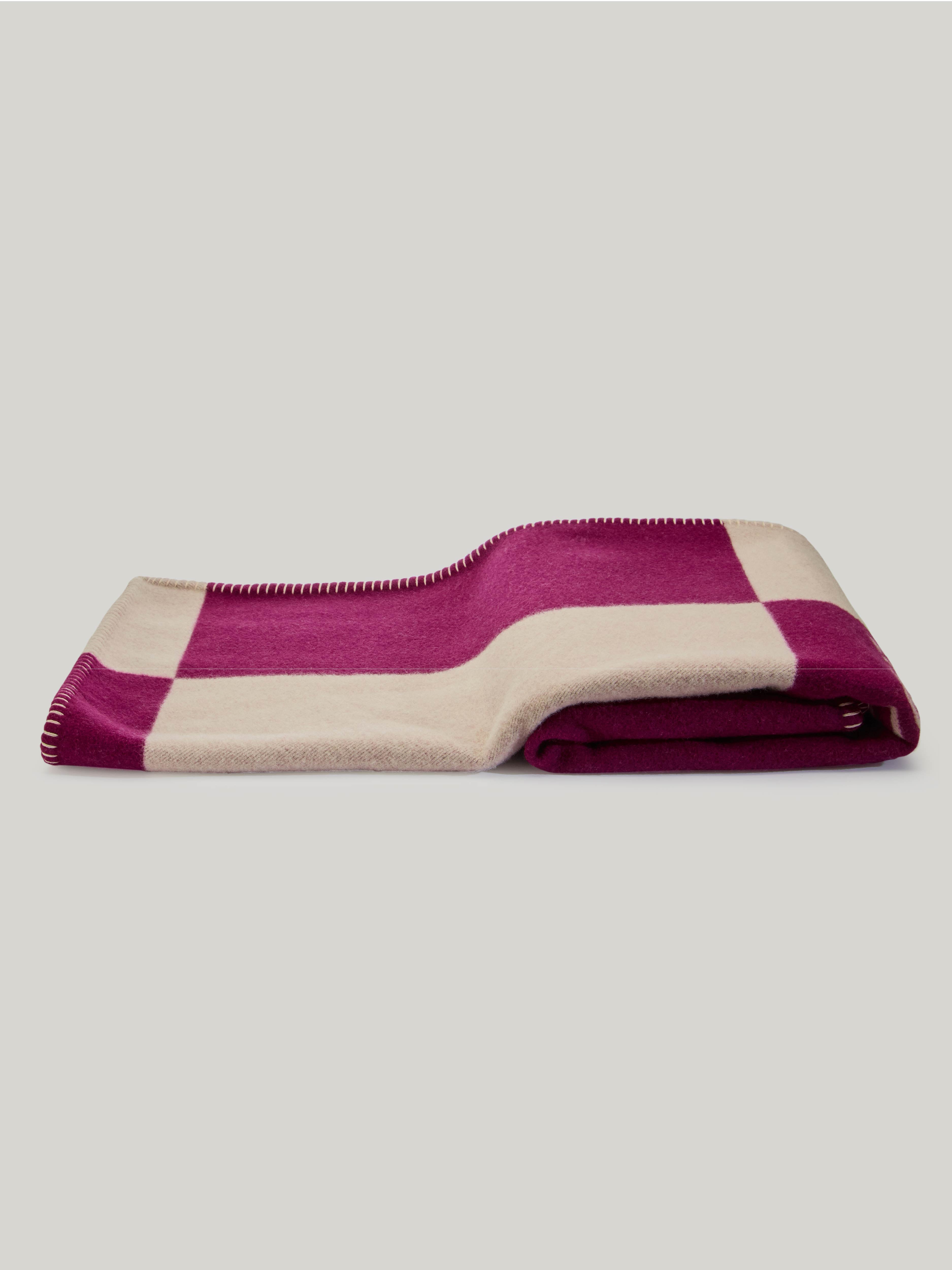 Amethyst Lambswool Cashmere Blanket