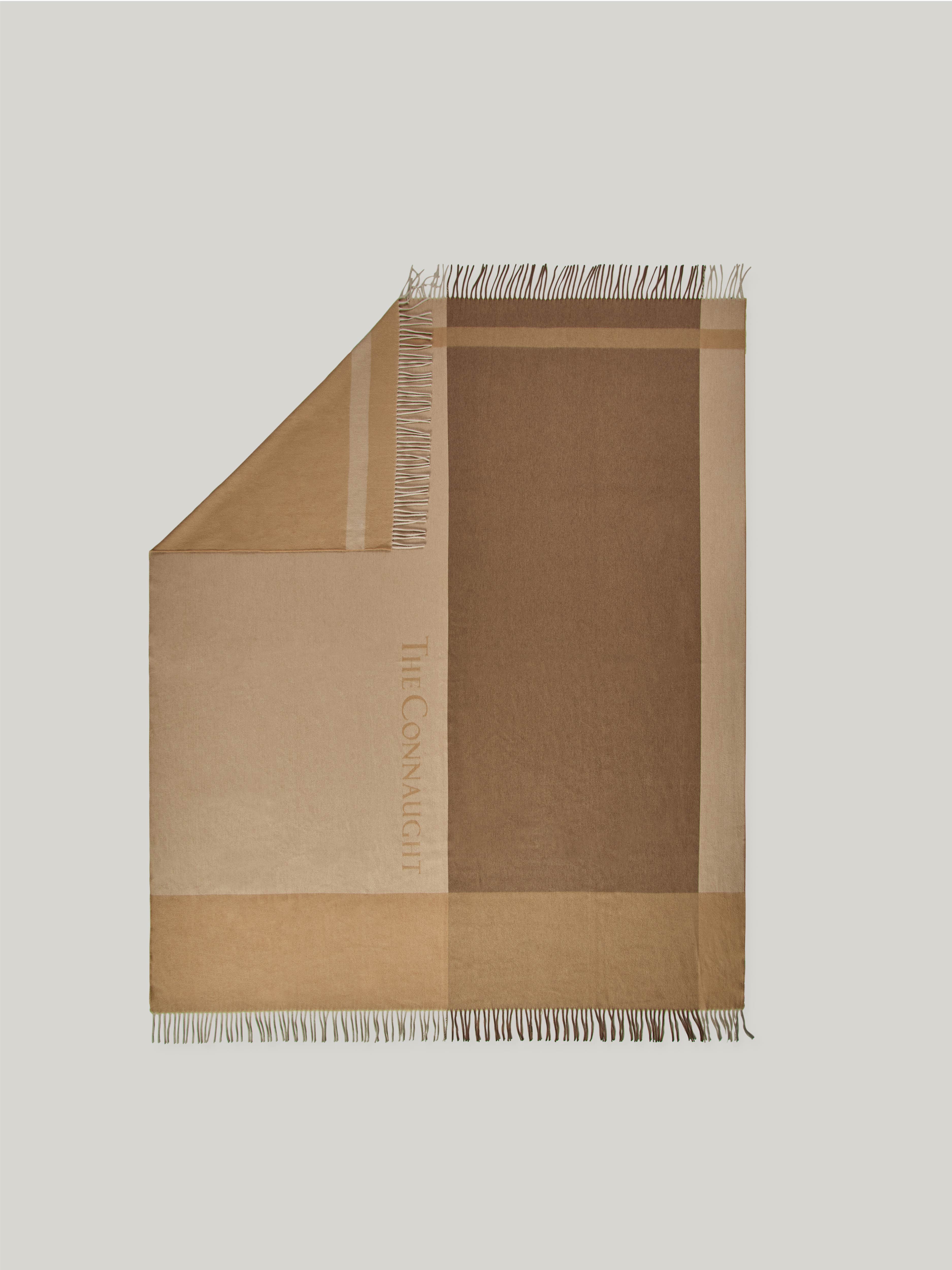 The Connaught Cashmere Checked Blanket