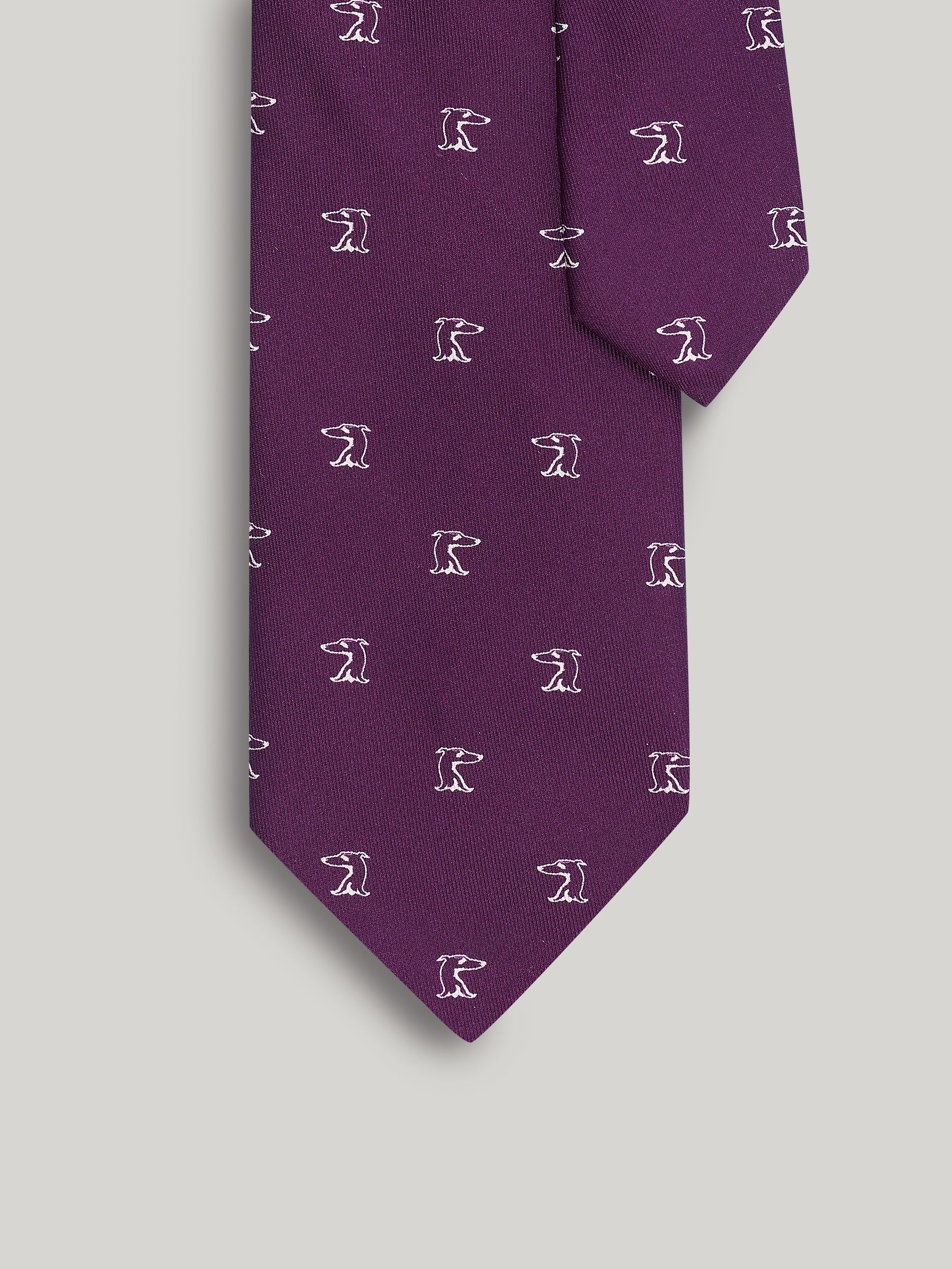 The Connaught Hound Silk Tie
