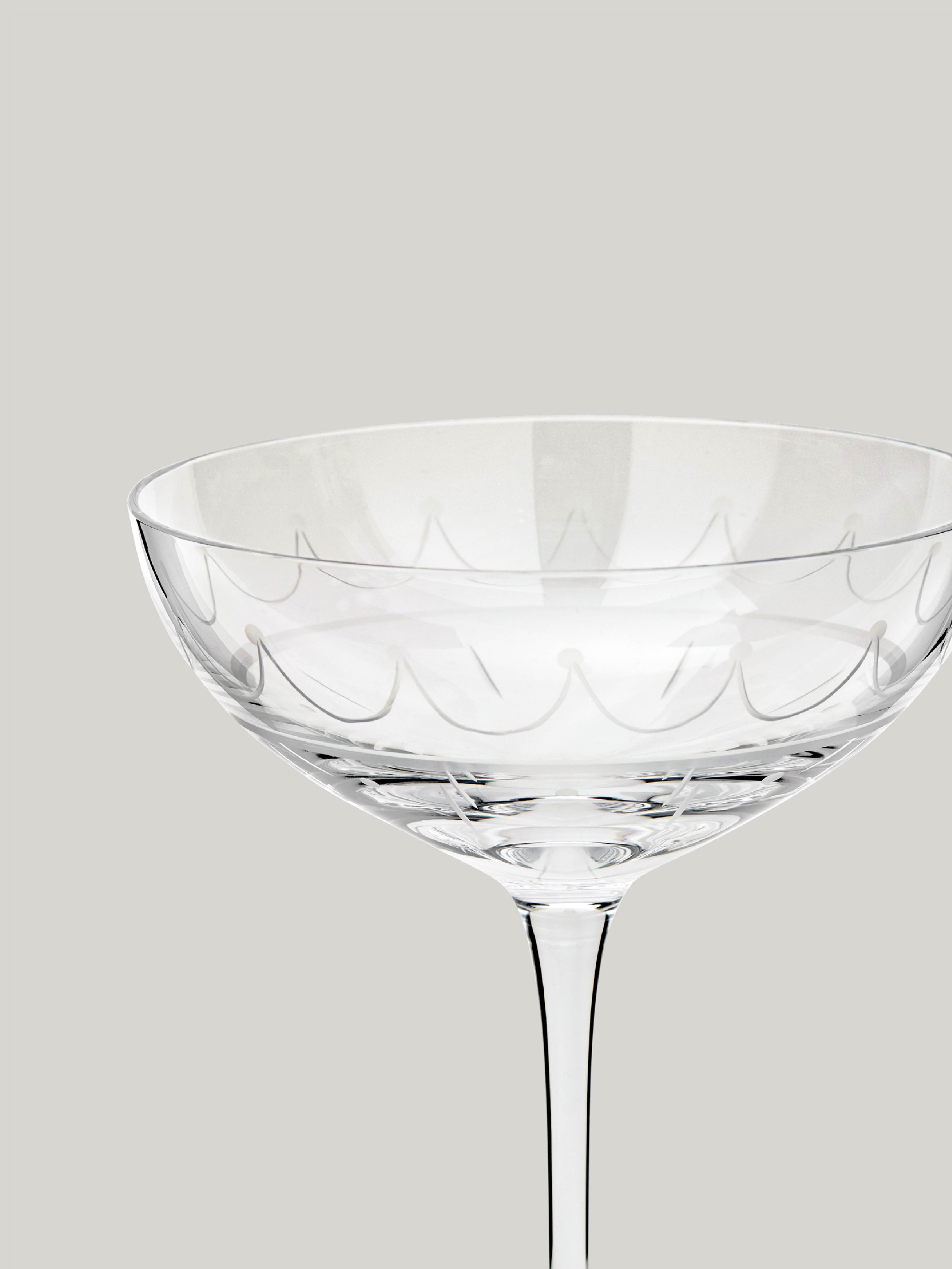 Connaught Bar Signature Champagne Coupes - Set of Two
