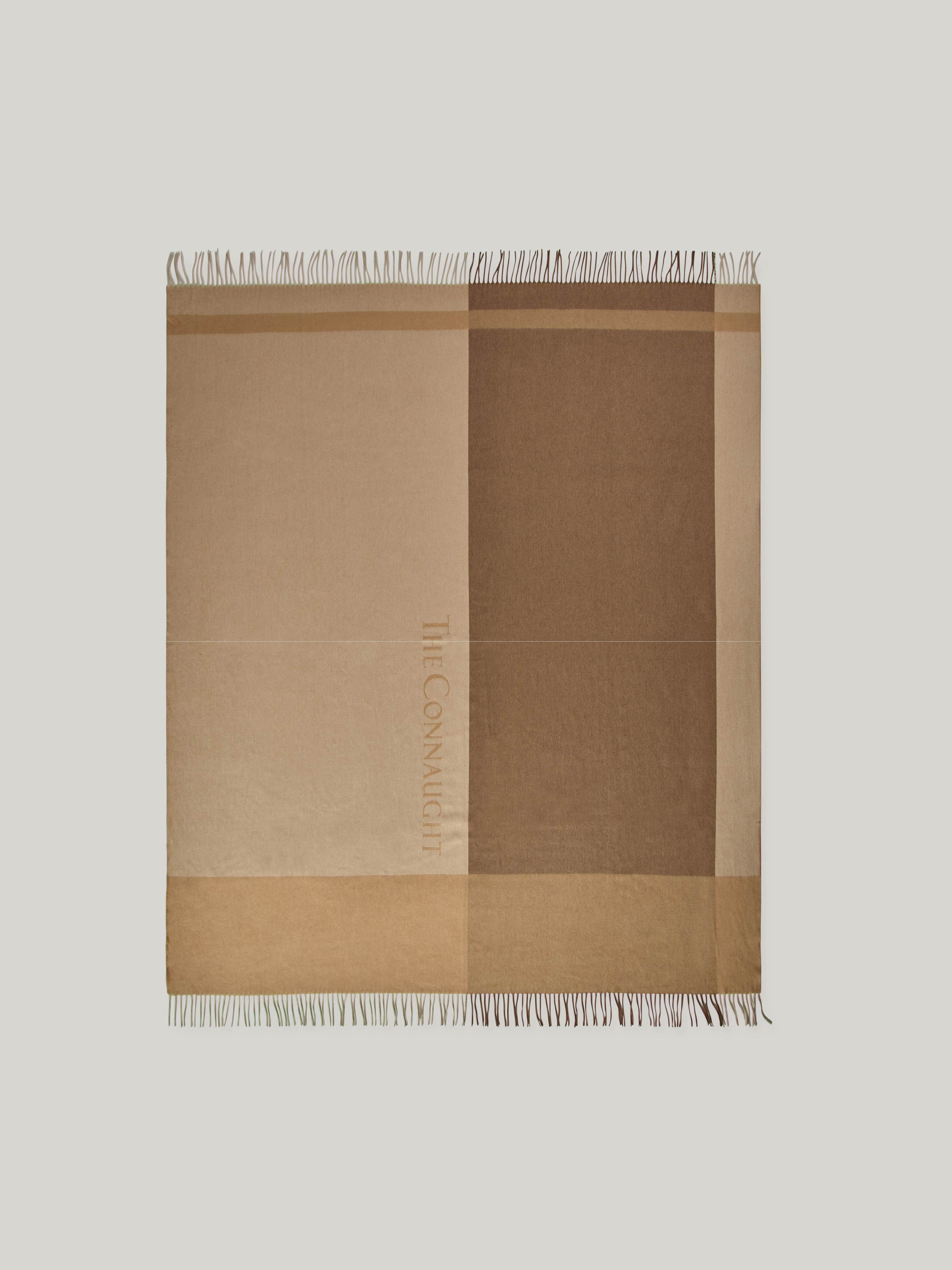 The Connaught Cashmere Checked Blanket