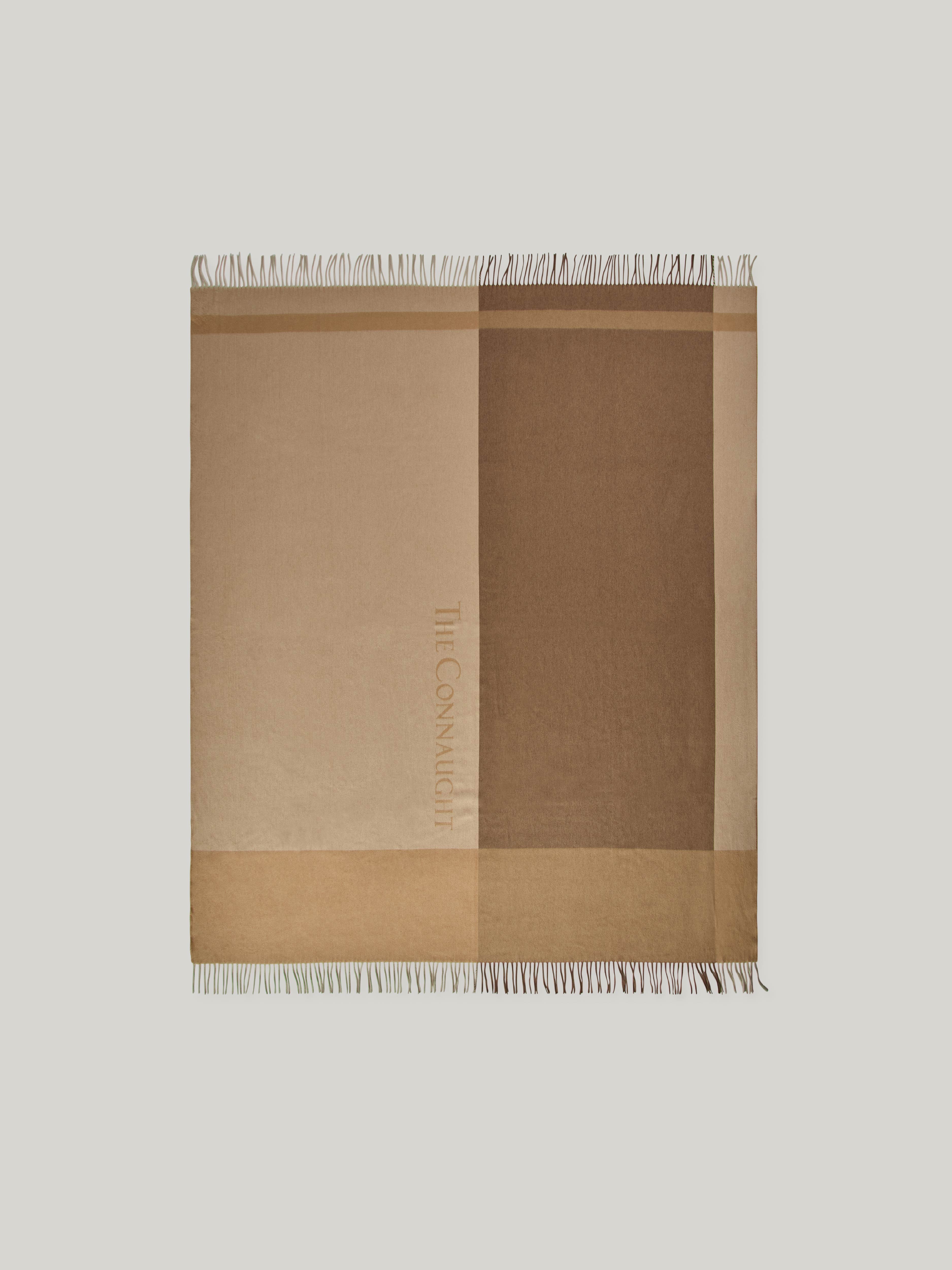 The Connaught Cashmere Checked Blanket