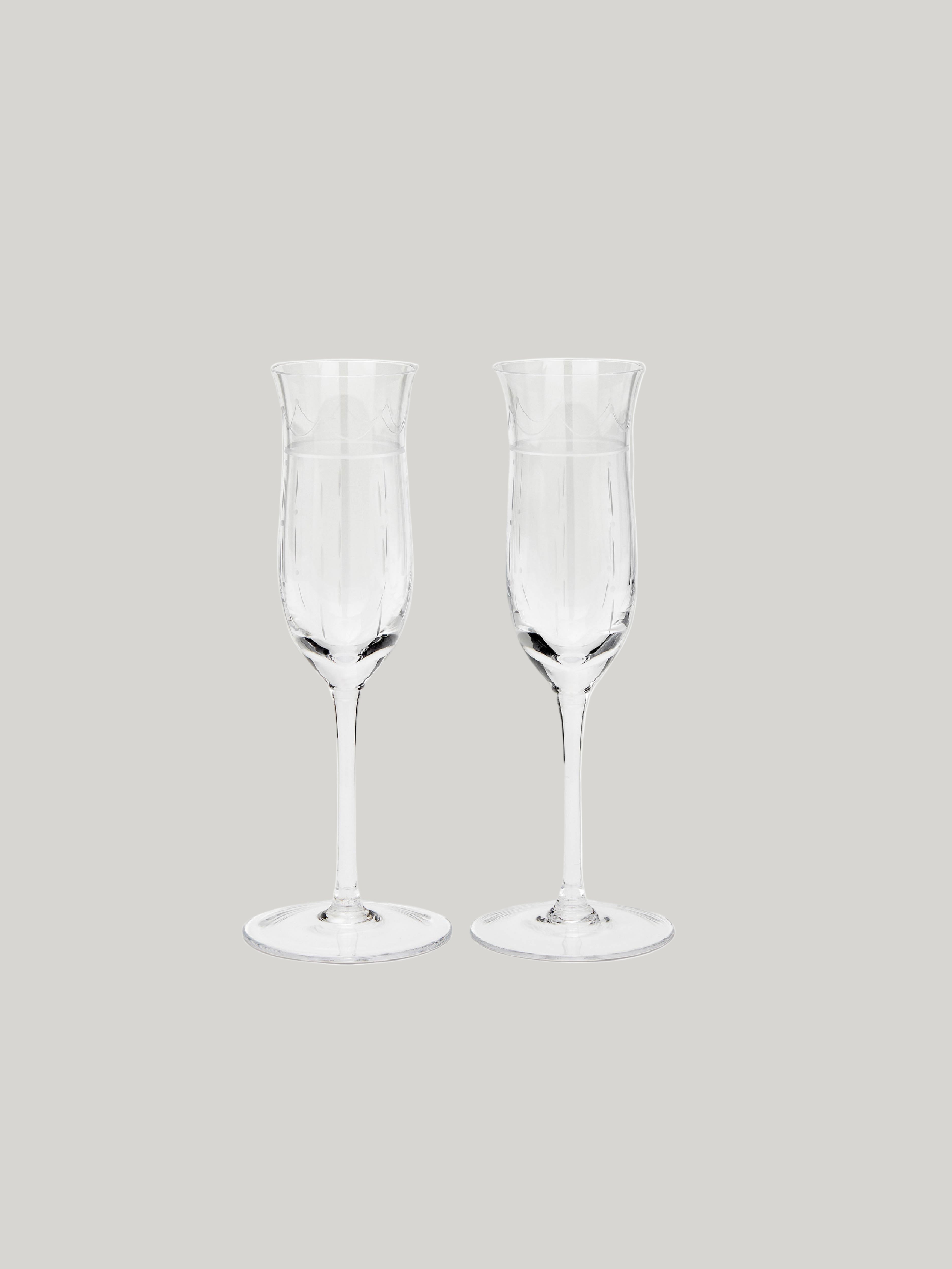 Connaught Bar Champagne Flutes - Set of Two