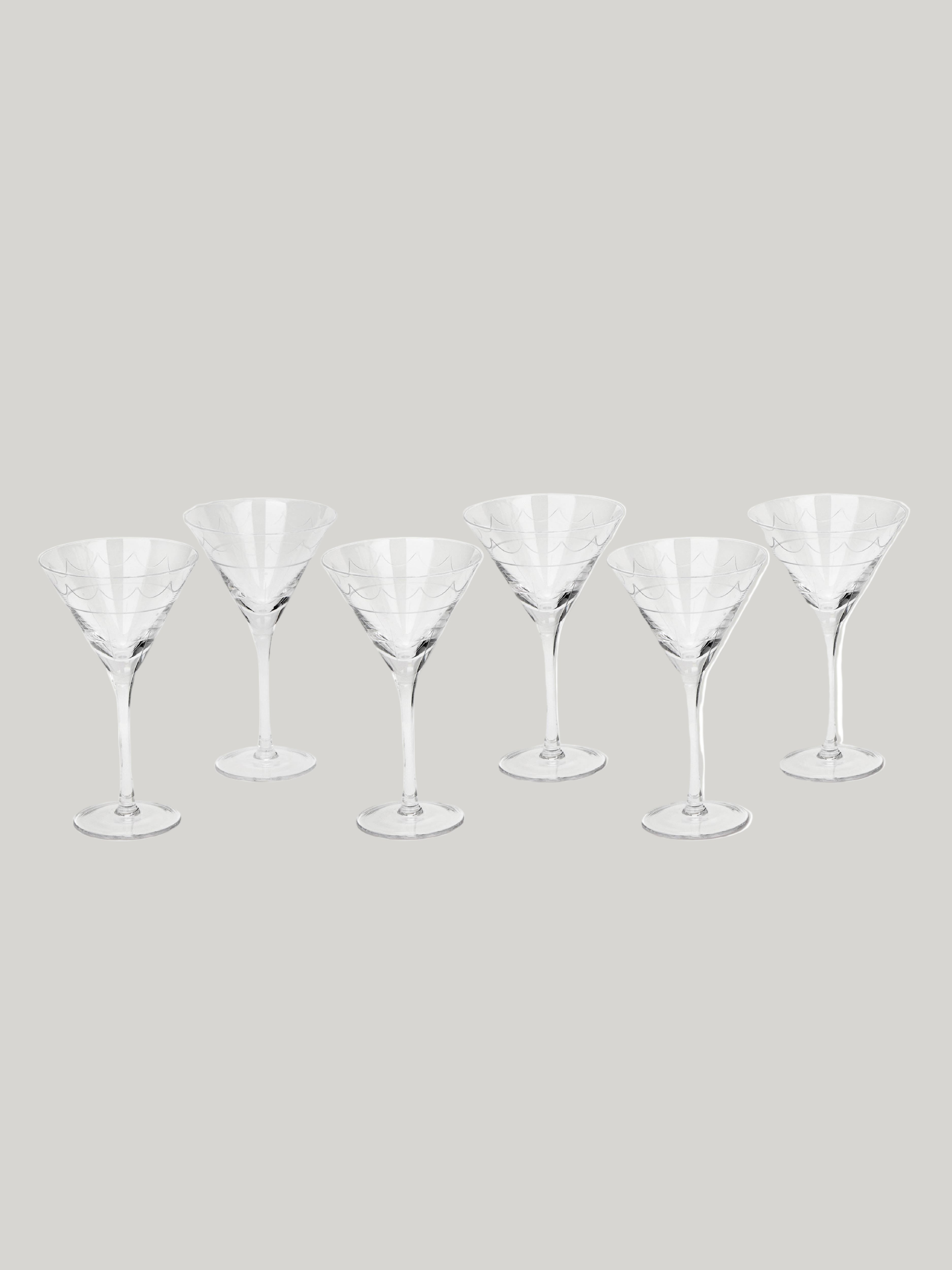 Connaught Bar Iconic Martini Glasses - Set of Six