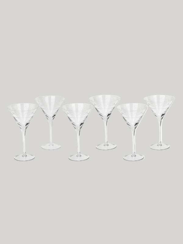 Connaught Bar Iconic Martini Glasses - Set of Six