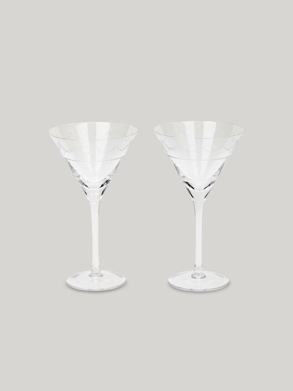 Connaught Bar Iconic Martini Glasses - Set of Two